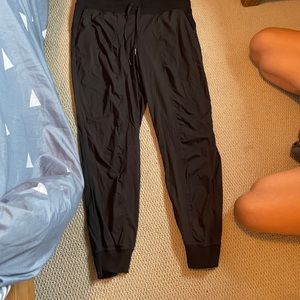 Lululemon dance studio joggers in black size 10